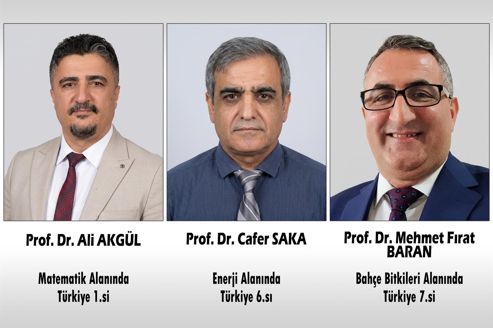 Üç Öğretim Üyemiz Dünyanın En Etkili Bilim İnsanları Listesinde Türkiye’de İlk Sıralarda